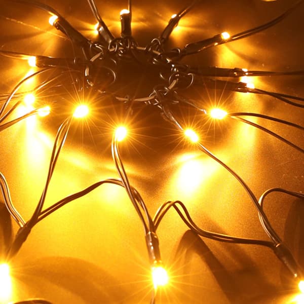 Halloween Hämähäkinverkko Valosarja Halloween LED Valosarja USB