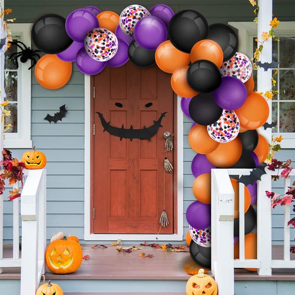 Wecepar Halloween Ilmapallo Garland Kaarisarja, Boo Folioilmapallo