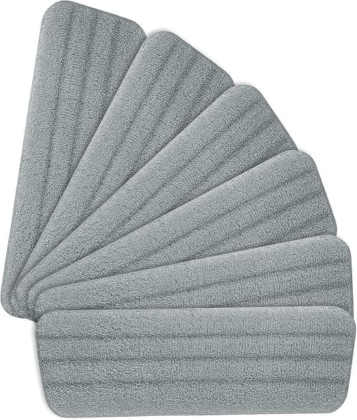 #16,5\"x5,5\"(Grå) 6 stk. Mop-udskiftningspuder Mikrofiber Spray Mop til Spray Mops#