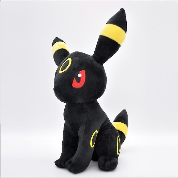 Eevee Plysch Mjuk Doll Doll Toy Gift 12"-1 A black