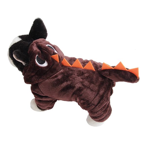 Yesbay Haoween Husdjur Hund Vap Huvtröja Käder Söt Dinosaur Fest Cospay Kostym,Ljusgrön coffee l