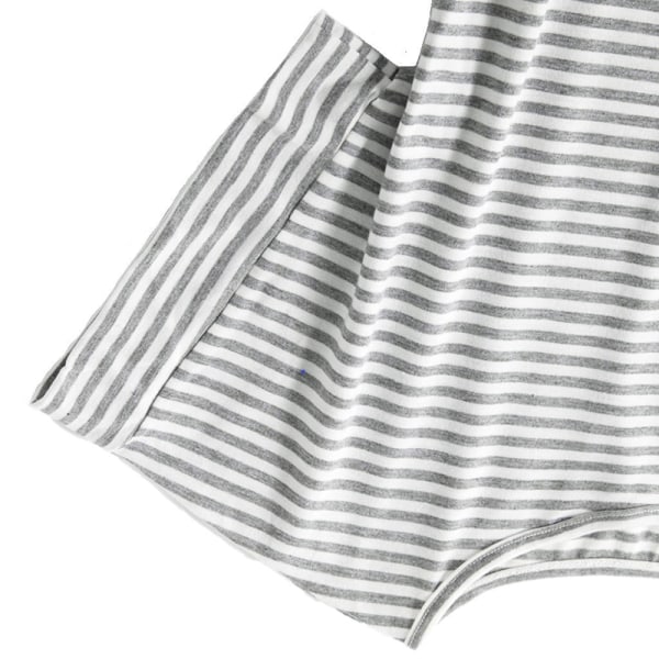Failjeklänningar Split Sele Set Maa Pojkar och Flickor Failj Kläder för Going Beach Side grey stripes mom m