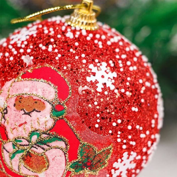 HURRISE Julgranskulor Julgranskulor splittersäkra ornament, julgransdekorationer, väggdekor för hängande bollar