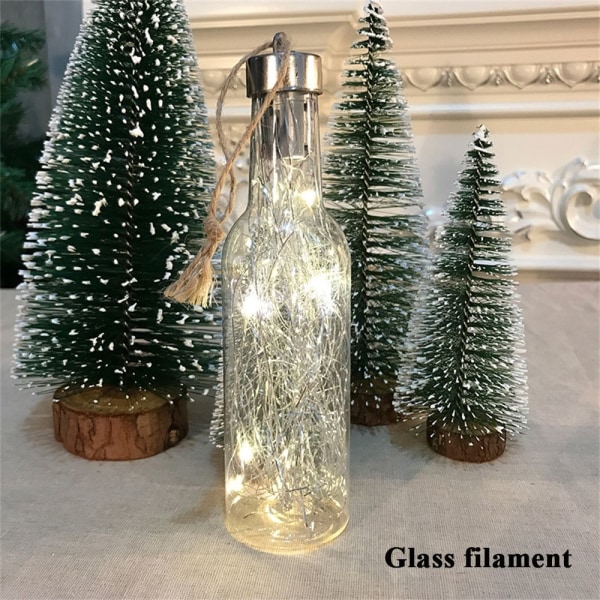Juledekoration Juletræ vedhæng GLASSFILAMENT
