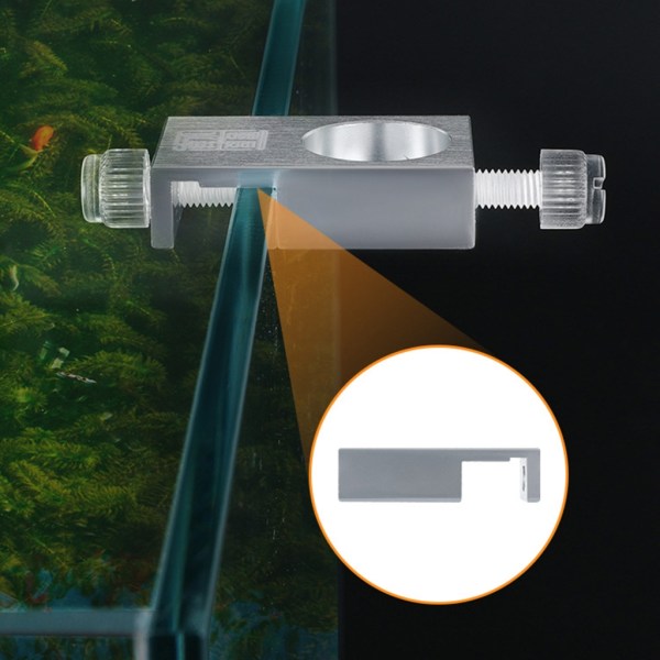 Avanceret akvarierørholder Vandrørsklemme til at holde blød slange - Elegant FishTank-slange - Fixklemme til akvarium 12mm clips 1