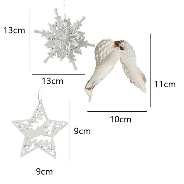 Kreativ julgran Heminredning Tillbehör Snowflake D