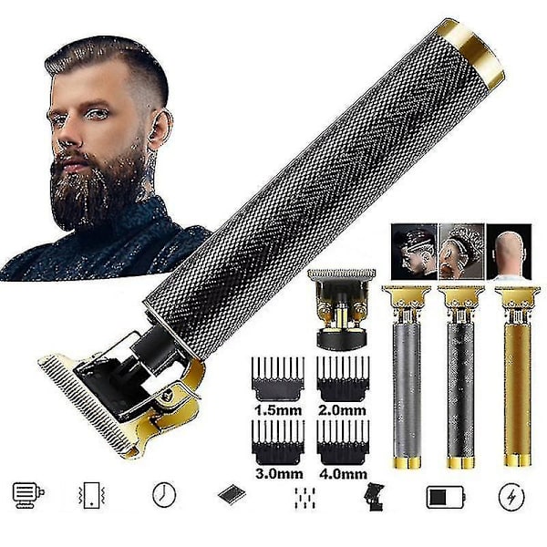 Mænd Hårklippere Elektriske Trimmere Clippers Hårklippemaskine Barbermaskine Barbermaskine