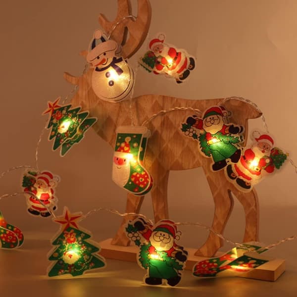 Fairy Lights For Sovrum - Juldekoration, Inomhus Fönster Dekor