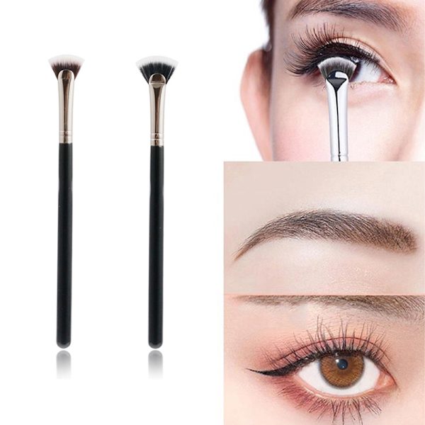 1 ST Fan Mascara Brush Fan Makeup Borste för Fransar Ögonfrans Brus A1
