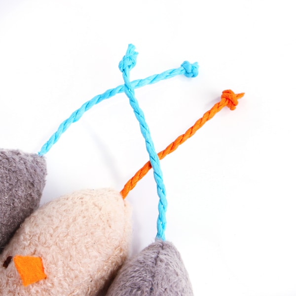 Skitter Critters Cat Toy Kattmynta möss, 3/pkg, slumpmässig färg