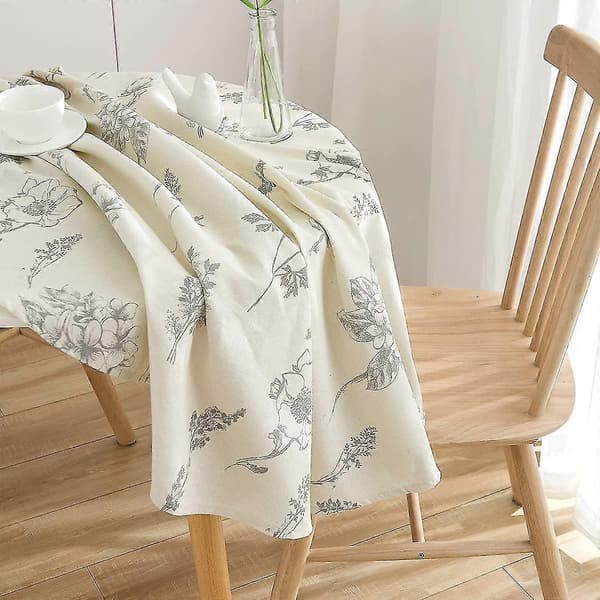 Runde duker Beige Trykt 150cm Små runde duker Runde duker Med runde tørkbare duker For spisestue, stue