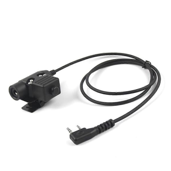 Tk U94 Ptt Walkie Talkie Mikrofon Halsmikrofon Øretelefon Radio