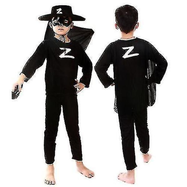 2022 Påsk Halloween Barn Pojke Spiderman Cosplay Kostym Outfit Set Fancy Dress Up zorro*without hat