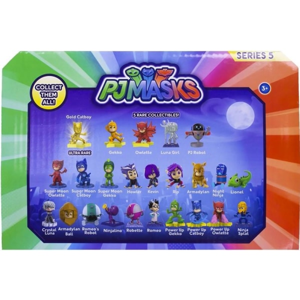 6-Pack PJ Masks Pyjamashjältarna Figurer Blind Bag Series 5 multicolor