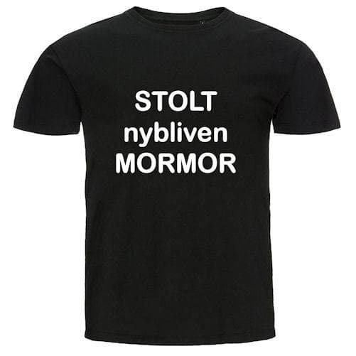 T-shirt - tolt nybliven mormor black S