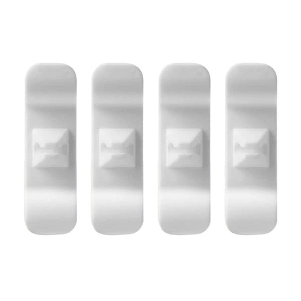4×Winder ledningsholder til køkkenmaskiner Organizer ledninger Wrap White