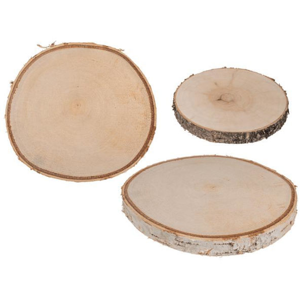 Glasunderlägg i Trä - Underlägg till Glas White 2-Pack