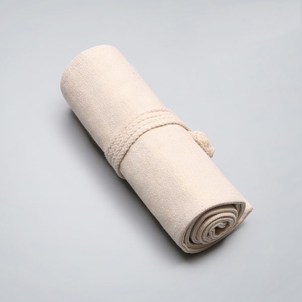 12/36/72 Rum Canvas Pencil Wrap Pouch Roll up Penholder til etui til Studenter Kunstner Tegning Farvelægning Organizer Statio null - A 72 holes