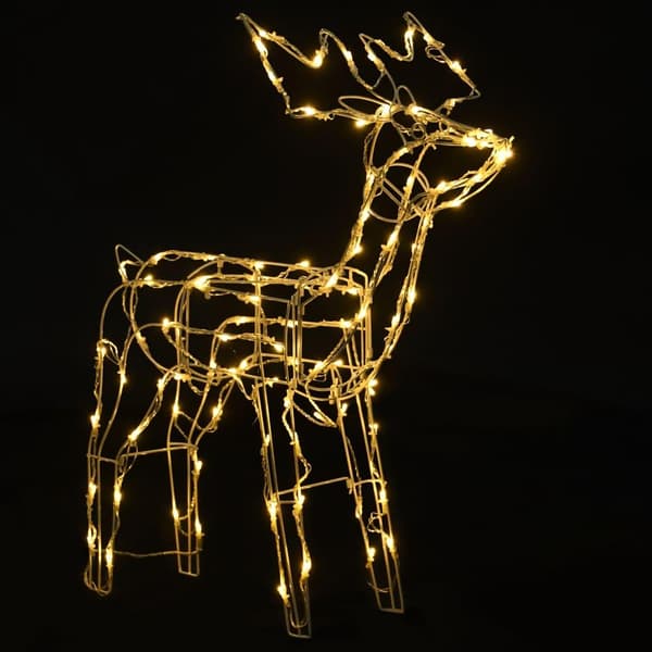 vidaXL Julbelysning med renar 3 delar 229 LED white