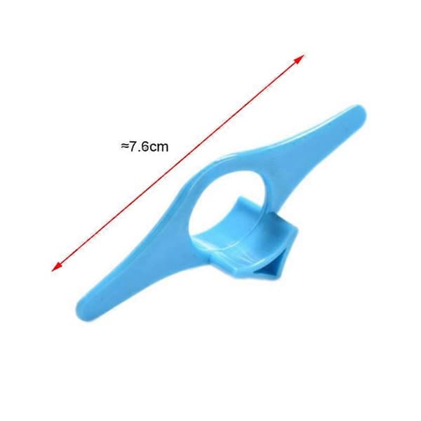 Boksideholder i plast, tommelbokhylle, bokmerke ring, bokmerke penn, 8 stk.