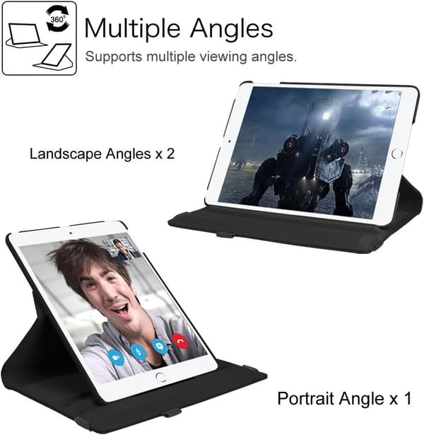 Kotelo iPad Air 2:lle / iPad Airille - Suojakotelo 360° pyörivä