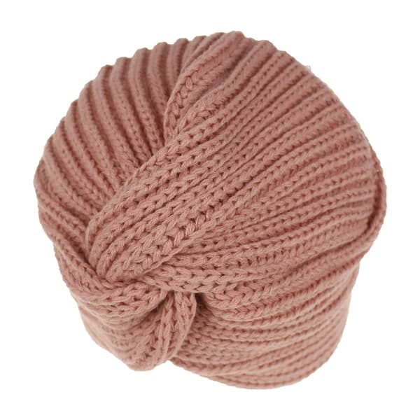 Häckhatt för kvinnor Flickhatt Håll varm Hatt Mode Hög kvalitet Höst Vinter Crossover Hatt Ull Muslimsk stil Ren färg 2st (Rosa+Röd）