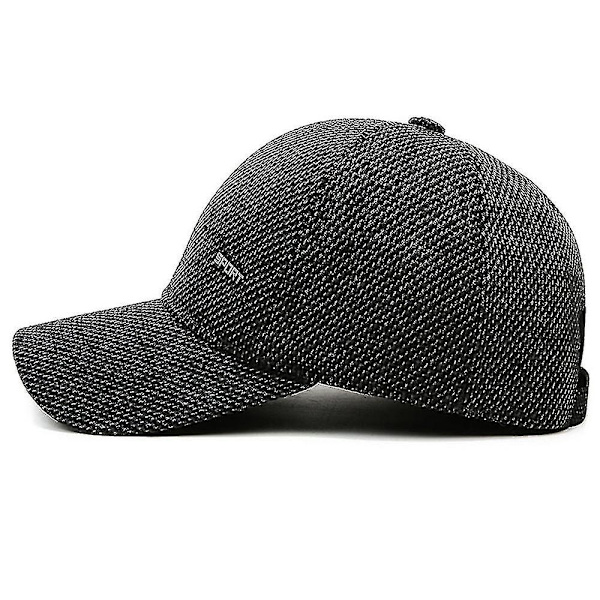 Vinterhattar av hög kvalitet för kvinnor Män Grå Khaki Cap med öronlapp Håll dig varm Tjock Cap