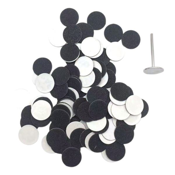 1/2/3/5 Sähköisen jalkaraspin vaihtotyynyt tehokas ja 15mm 240Grit 100 pcs 1 Pc