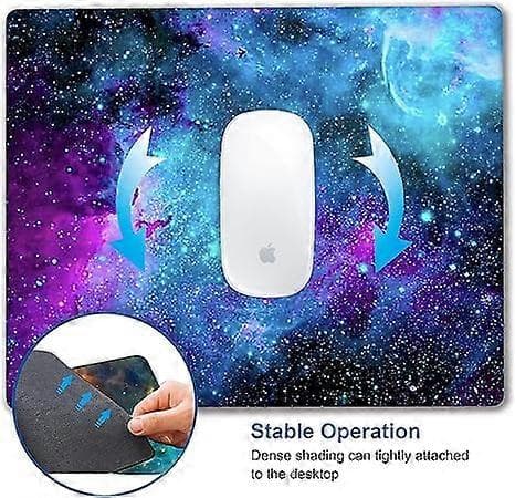Galaxy Nebula Universe Space Musemåtte Tilpasset Musemåtte Skridsikker Gummibase Musemåtter til Computere Bærbar Kontorbord Tilbehør Musemåtte