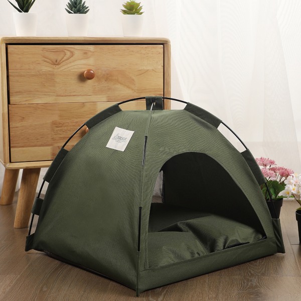 Avtakbar, sklisikker myk pute Nest Pet Telt Seng Cave, vaskbar L: 50*50*45cm
