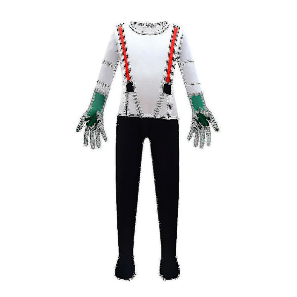 The Bad Guys Piranha Børn Kostume Outfits Halloween Karneval Udklædningsdragt med Maske U