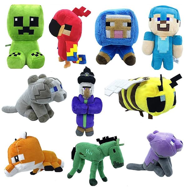 Minecraft Plyschleksaksdocka Sköldpaddadocka barn Present 21cm