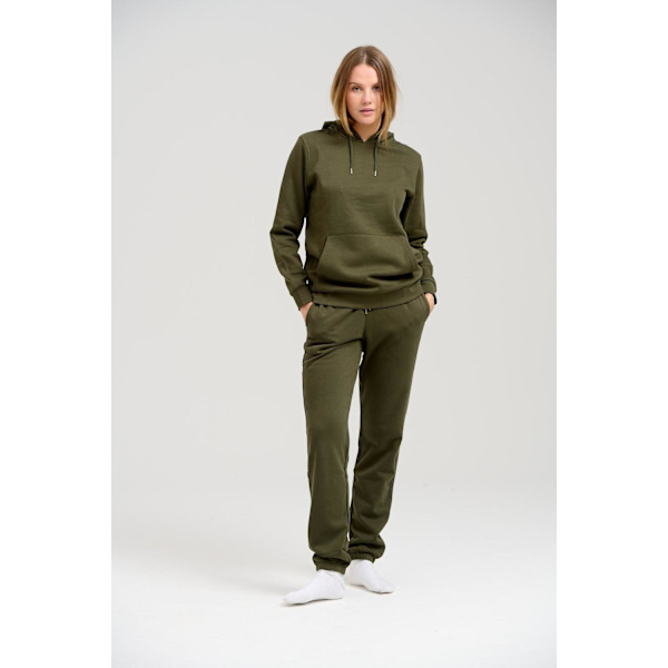 Basic Hoodie Sweat - Mørkegrøn Grön XL