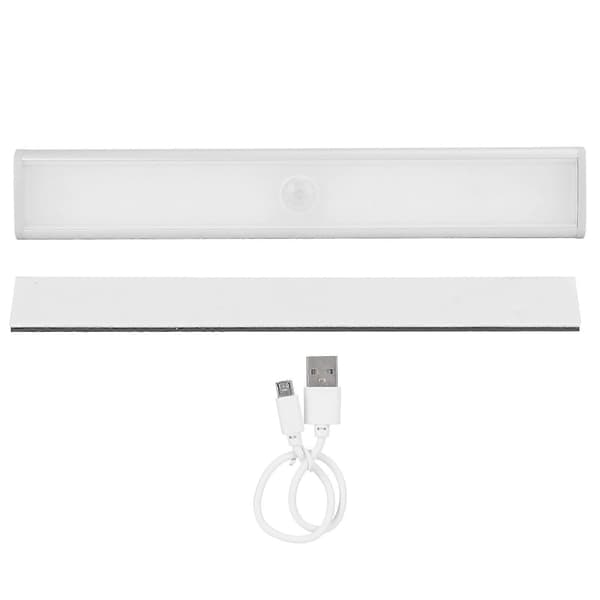 20LED bevegelsessensorlys 800MAH USB oppladbart justerbart lys for garderobeskap trapper korridorer