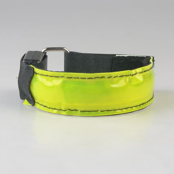 #(gul) LED armbånd/reflekterende/refleksbånd#