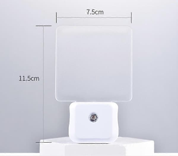 Plug-in LED Nattlys med Lyssensor, Automatisk Skumring-til-Daggry-Sensor, LED Nattlys for Bad, Gang, Soverom, Stue, Dagslys, 4-pakning