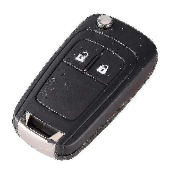 Flip Folding Fjernkontroll Nøkkelveske Opel 2 Knapper Hu100