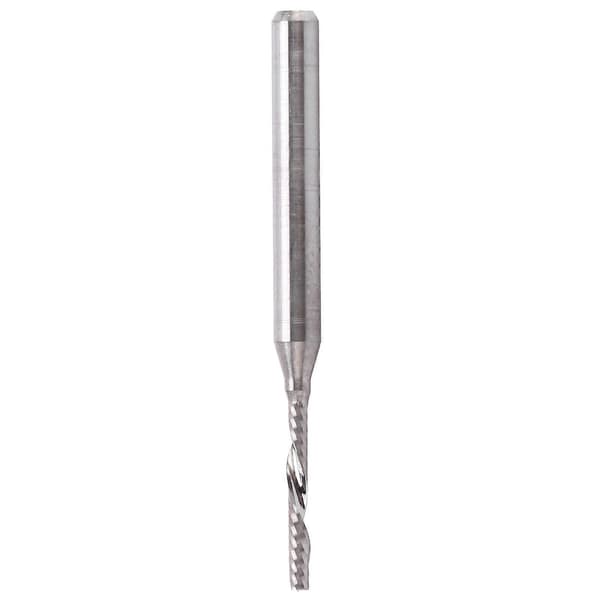 5 stk. spiralfræser wolframstål routerbit træskærertilbehør 3,175 x 1,5 x 12 mm