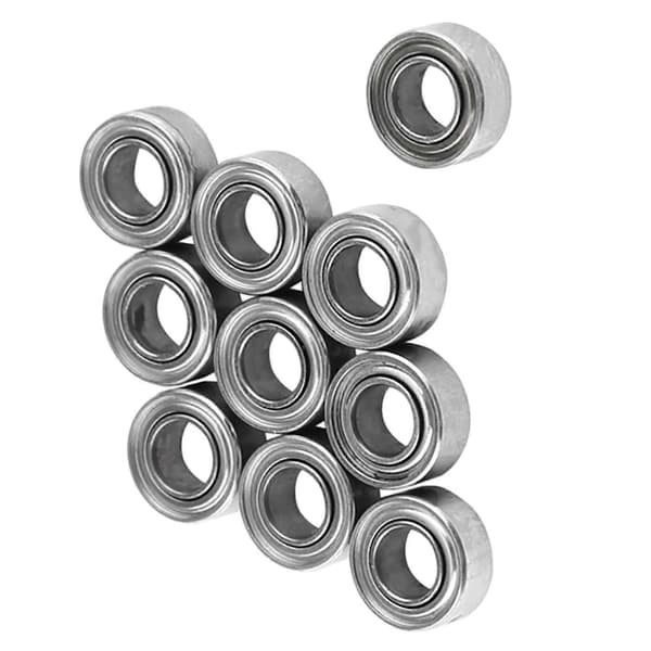 10 stk MR63ZZ dobbelt skjermede miniatyrkulelager 3x6x2,5 mm for 3D-printer, modellbygging