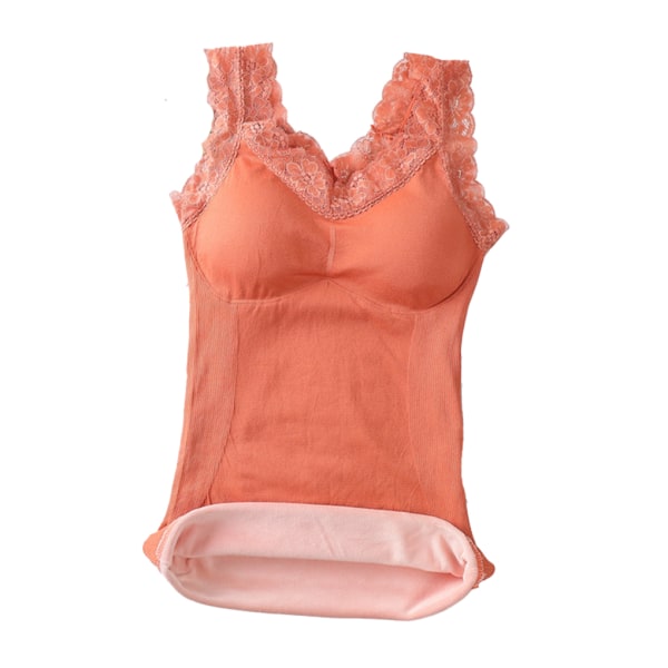 Damevest varm holder fleksibel genanvendelig erstatning vinter Orange Large Size