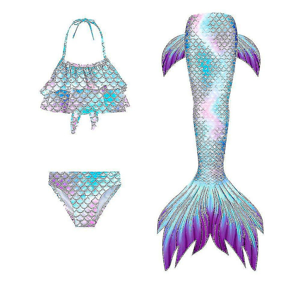 Baddräkt för barn Mermaid Tail Baddräkt 130 GB65