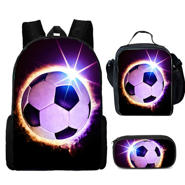 kid Fotball måltidsveske pennal student ryggsekk fotball case Football pencil case