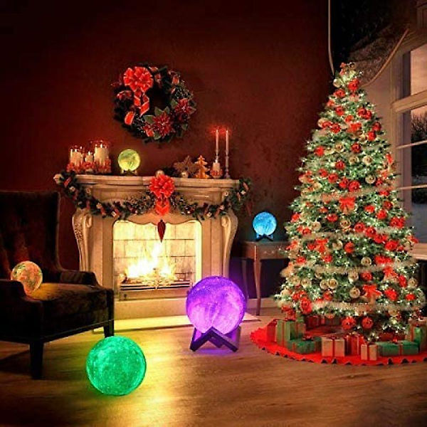 Moon Lamp Touch Led Night Light, 3d 15cm Multicolor Moon Lamp