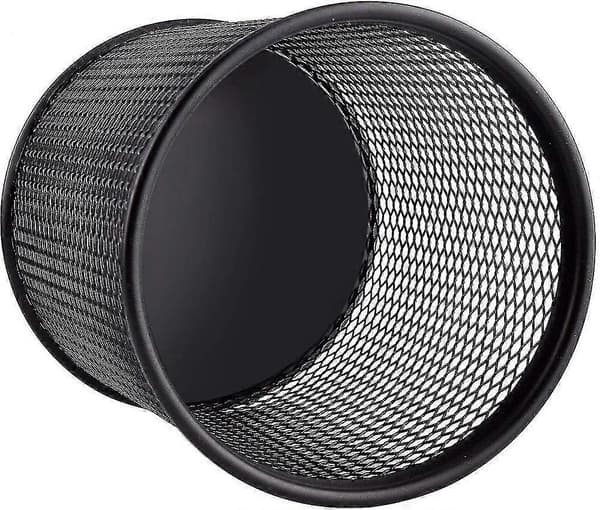 Pennholder Mesh Blyantholder For Skrivebord Kontor Penn Organizer 4 stk svart