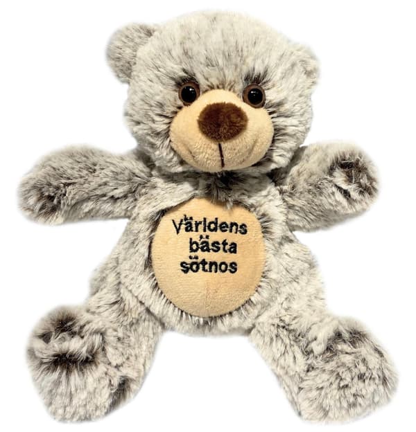 Bamse Verdens beste søtnos Grå 20 cm gray