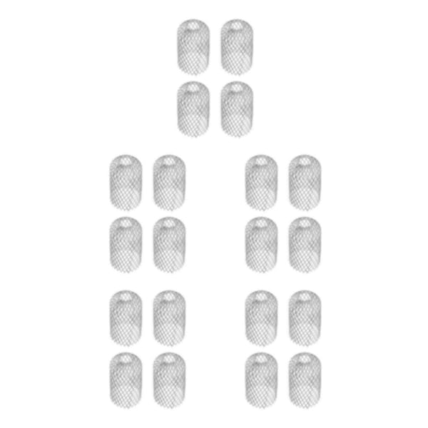 1/2/3/5 4x justerbar storlek aluminiumrännskydd för avlopp Height 16cm 8cm diam 5PCS