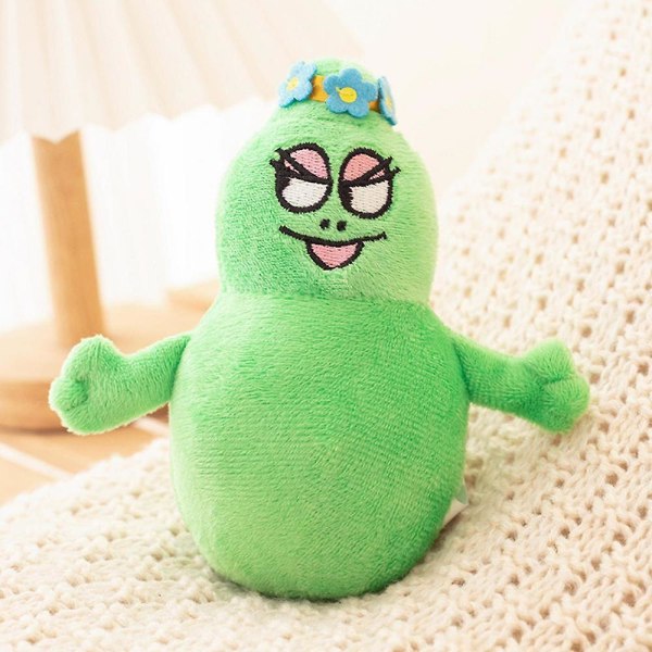 Barbapapa Plyschleksak Anime Barbapapa Doll Mjuka fyllda leksaker Kawaii Barbapapa Monster Doll Kudde Barn Födelsedag Julklapp green