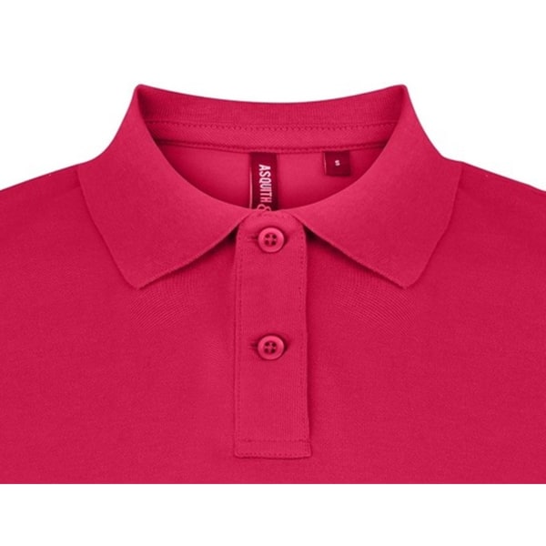 Asquith & Fox Naisten yksivärinen lyhythihainen pikeepaita Hot Hot Pink M