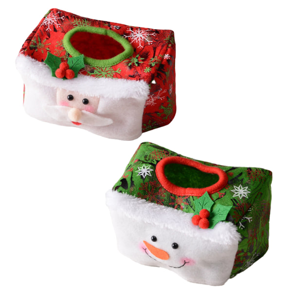 Christmas Style Tissue Box Case Holder Hjem Jul