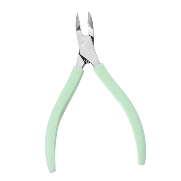 1/2/3/5 Rostfritt stål Nagelbandssax Anti För Slip Silikon Green 11 x 6.8cm 1Set